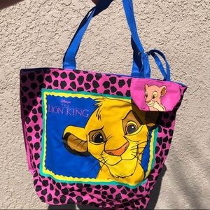 Retro 90s Lion King tote by Pyramid Handbags